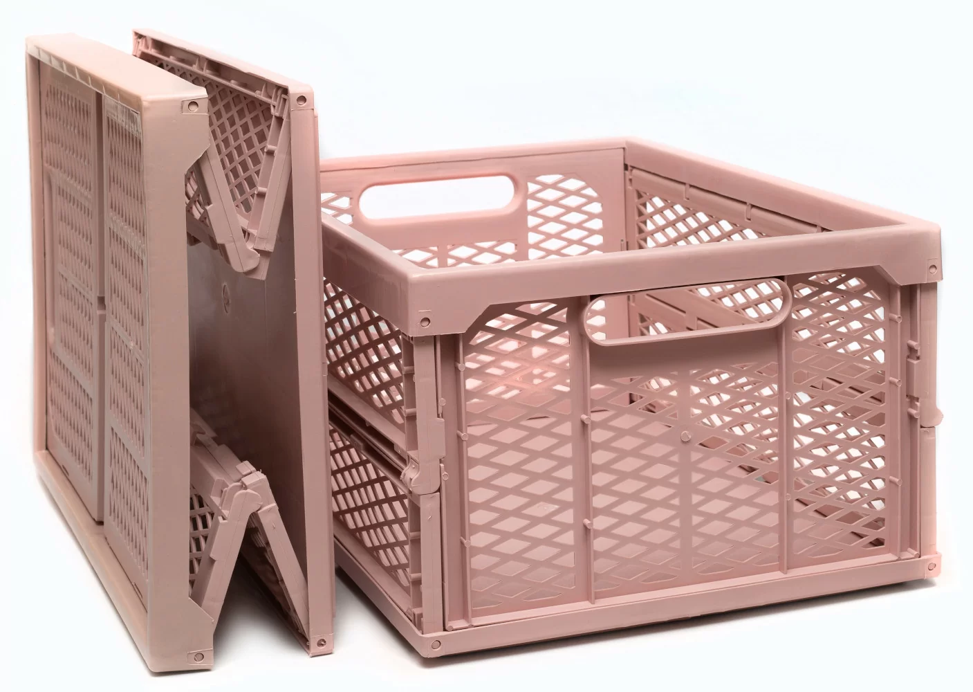 Складной ящик 475 х 340 х 230 мм. (Розовая дымка 941111 с6/п2.)